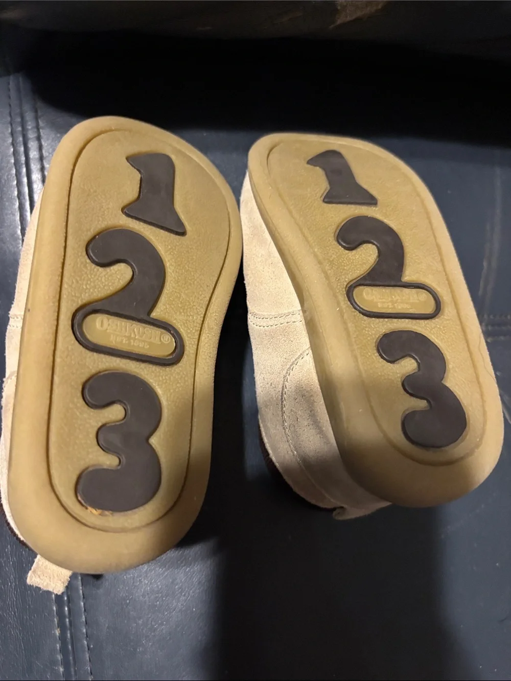 OshKosh B'gosh Tan Suede Baby Walker Shoes